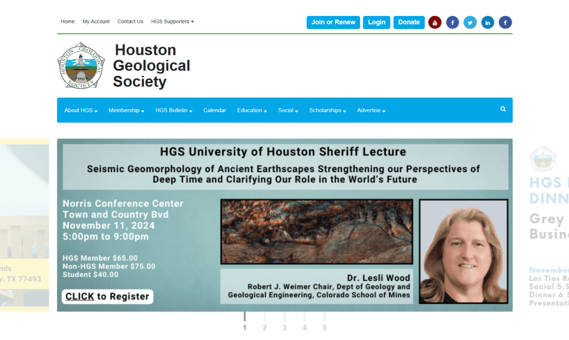 Houston Geological Society - Home Page
