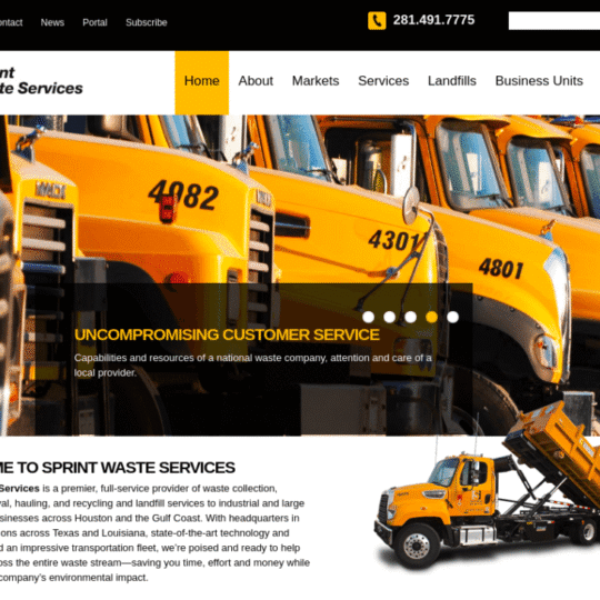 Sprint Waste Management – Home Page